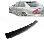 Spoileris ant Galinio Stiklo, skirtas Mercedes W211, juodas blizgus