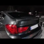 Galinio dangčio spoileris skirtas BMW F07 GT PRE-LCI (09-13), juodas blizgus