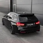 Performance galinio dangčio Spoileris tinkantis BMW F31 Touring, juodas blizgus