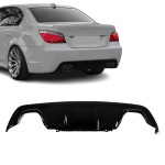 M-Pack Galinio Bamperio Difuzorius skirtas BMW E60 / E61, juodas blizgus