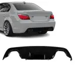 M-Pack Galinio Bamperio Difuzorius skirtas BMW E60 / E61, juodas blizgus