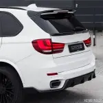 Galinio dangčio spoileris skirtas BMW X5 F15, juodas blizgus