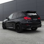 Galinio dangčio spoileris skirtas BMW F15 X5, juodas blizgus