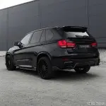 Galinio dangčio spoileris skirtas BMW X5 F15, juodas blizgus
