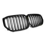 Performance priekinės Grotelės skirtos BMW G05 X5 PRE-LCI (19-23), dvigubos, juodos blizgios