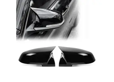 M look Veidrodėlių Dangteliai, komplektas skirtas BMW F20, F22, F30, F32, F34, E84-LCI, juodi blizgūs