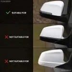 M look Veidrodėlių Dangteliai, komplektas skirtas BMW F10 LCI, F11 LCI, F07, F06, F12, F13 LCI, F01 LCI, juodi blizgūs