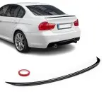 M3 išvaizdos Spoileris ant Bagažinės skirtas BMW E90 (05-11), juodas blizgus
