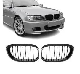 Priekinės Grotelės, komplektas skirtas BMW E46 coupe /...