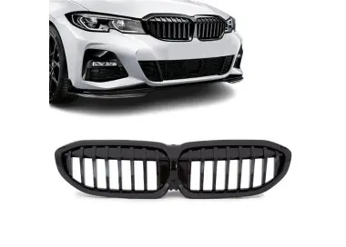 Priekinės grotelės skirtos BMW G20 / G21 (18-22), juodos blizgios
