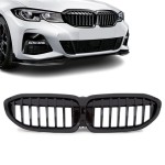 Priekinės grotelės skirtos BMW G20 / G21 (18-22), juodos blizgios