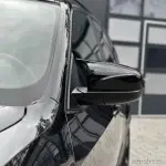 M look Veidrodėlių Dangteliai, komplektas skirtas BMW X5 E70 / X6 E71, juodi blizgūs