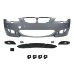 M look Priekinis Bamperis skirtas BMW E60 / E61 LCI (07-10) su 18 mm PDC angomis