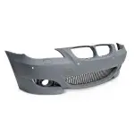 M look Priekinis Bamperis skirtas BMW E60 / E61 LCI (07-10) su 18 mm PDC angomis, su tamsintais priešrūkiniais