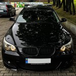 M5 look Front Bumper for BMW E60 / E61 (03-10) without PDC holes, with smoked fog lights