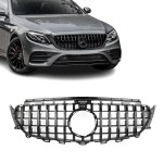 Priekinės grotelės, skirtos Mercedes W213 / S213 / C238 / A238, juodos blizgios