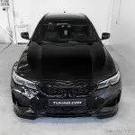 Performance Priekinio Bamperio Lipas skirtas BMW G20 / G21 (18-22) su M-Pack, juodas blizgus