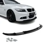 WR Priekinis Pažeminimas skirtas BMW E90 / E91 LCI M-Pack, juodas blizgus - SUSTIPRINTA VERSIJA