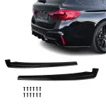 WR Galinio Bamperio Spliteriai, komplektas skirtas BMW G30, G31 / F10, F11, juodi blizgūs