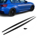 Performance Side Skirt Extensions set for BMW F20 / F21 (11-19), glossy black