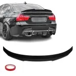 PSM style Trunk Spoiler for BMW E90, glossy black