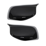 M style Mirror Caps set for BMW E60 / E61 / E63 / E64, glossy black