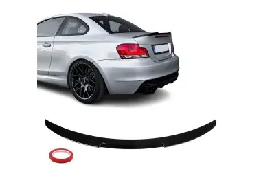 M4-style Spoileris ant Bagažinės skirtas BMW E82, juodas blizgus