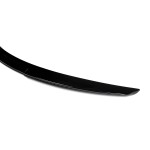 M4-style Trunk Spoiler for BMW E82, glossy black