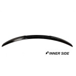 M4-style Trunk Spoiler for BMW E82, glossy black