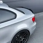 M4-style Spoileris ant Bagažinės skirtas BMW E82, juodas blizgus