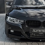 Priekinių Žibintų Apdailos komplektas skirtas BMW F30 / F31, juodos blizgios