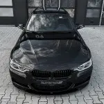 Priekinių Žibintų Apdailos komplektas skirtas BMW F30 / F31, juodos blizgios