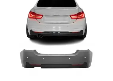 M-Pack Galinis Bamperis skirtas BMW F36 Gran Coupe