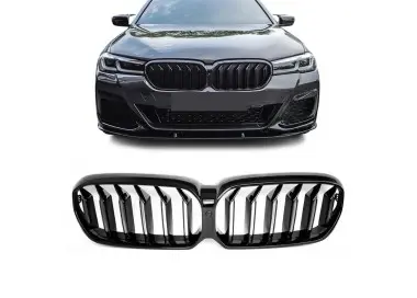 Performance priekinės Grotelės skirtos BMW G30 / G31 / F90 LCI (21-), juodos blizgios