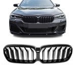 Performance priekinės Grotelės skirtos BMW G30 / G31 / F90 LCI (21-), juodos blizgios