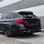 M5-style Difuzorius skirtas BMW G30 / G31 su M-Pack, juodas blizgus