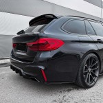 M5-style Difuzorius skirtas BMW G30 / G31 su M-Pack, juodas blizgus