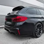 M5-style Difuzorius skirtas BMW G30 / G31 su M-Pack, juodas blizgus