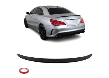 Galinio dangčio Spoileris skirtas Mercedes CLA C117 (W117), juodas blizgus