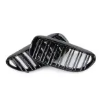 Performance priekinės Grotelės skirtos BMW E63 / E64, Dvigubos, juodos blizgios