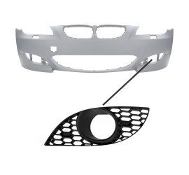 Fog light Grille for BMW E60 / E61 M5 style bumper,...