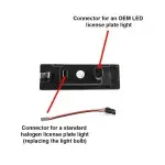 LED Numerių Apšvietimas, komplektas tinkantis BMW E63 / E64