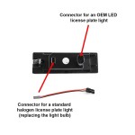 LED Numerių Apšvietimas, komplektas tinkantis BMW F06 / F12 / F13