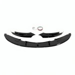 WR Front Bumper Lip for BMW E82 / E88 with M-Sport, glossy black