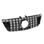 GT R Panamericana style Front Grille for Mercedes ML W164 facelift (08-11), glossy black