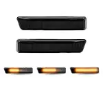 Dinaminiai LED Posūkiai ant sparnų, komplektas skirtas BMW E36 / X5 E53, tamsinti