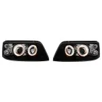 Priekiniai Žibintai su Angel Eyes žiedais, komplektas skirtas VW T5 (03-09)