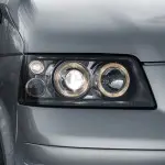 Priekiniai Žibintai su Angel Eyes žiedais, komplektas skirtas VW T5 (03-09)