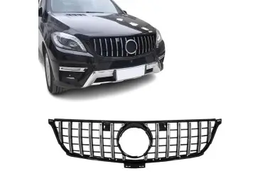 GT R Panamericana išvaizdos Priekinės Grotelės skirtos Mercedes ML W166 (11-15), chromuotos