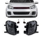 Fog Lights set for VW Golf MK6 GTI / GTD (08-13), smoked
